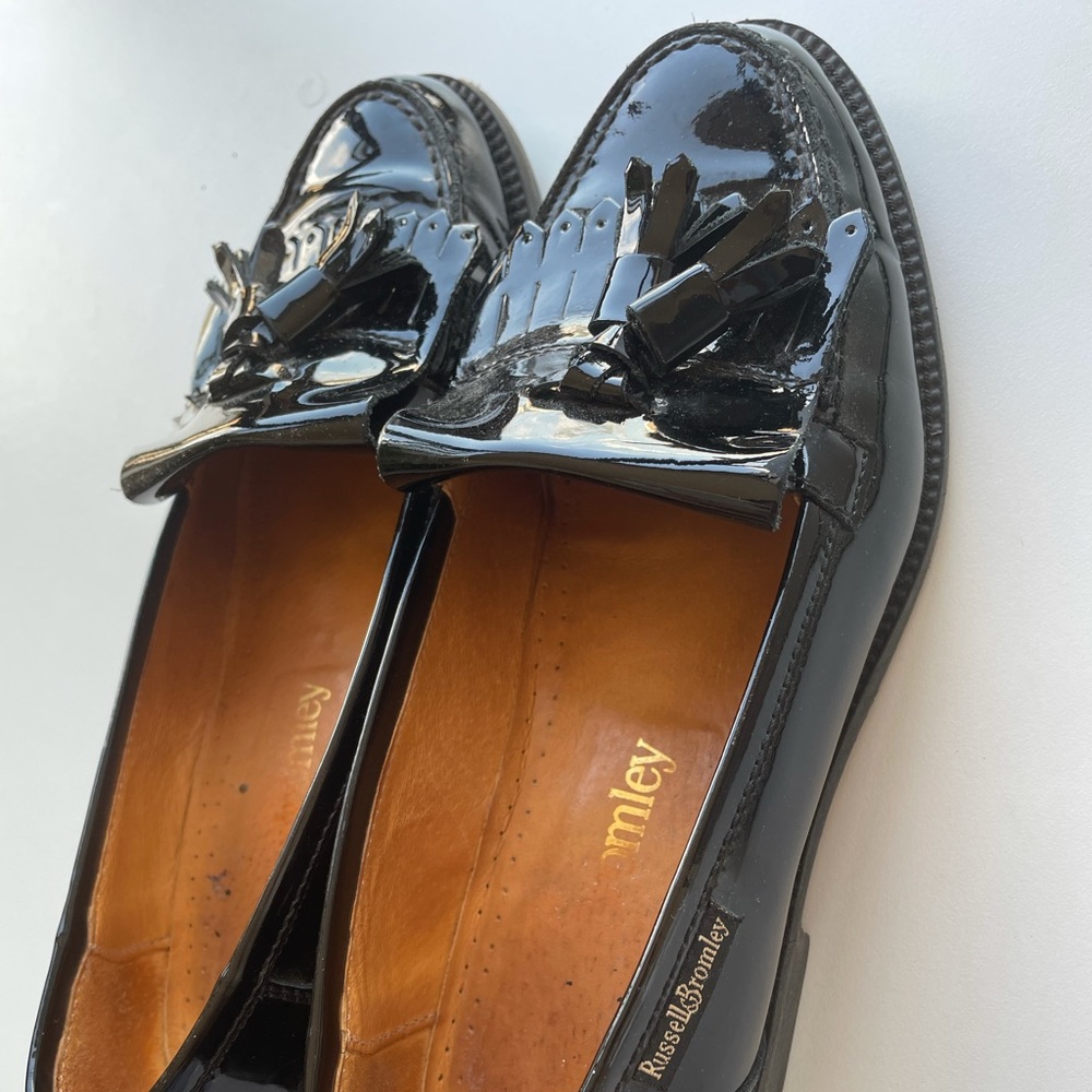 Black loafers from Russell & Bromley